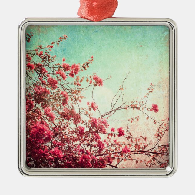 Cherry Blossom Blume Blumenrosa Ornament (Vorne)