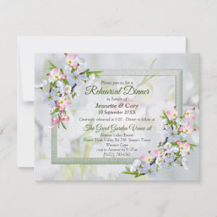 Cherry Blossom Blume Bouquet Thema Einladung