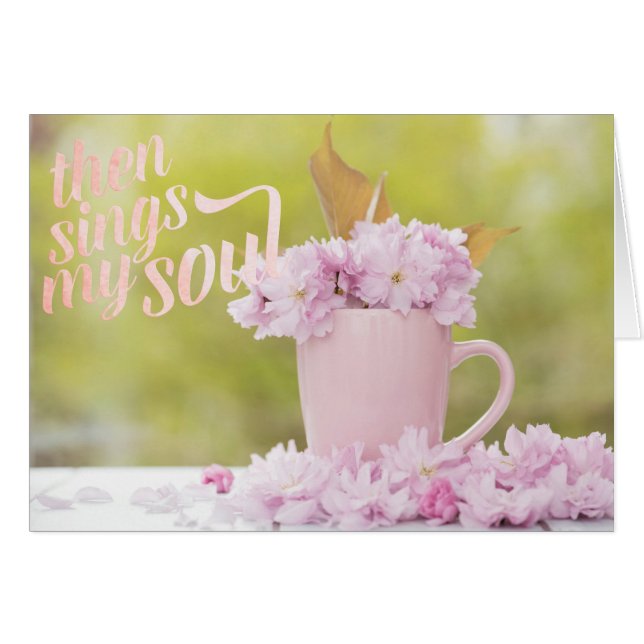 Cherry Blossom Blume Floral Stillleben Frühlingste (Vorderseite (Horizontal))