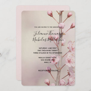 Cherry Blossom Blume Hochzeiten Einladungen