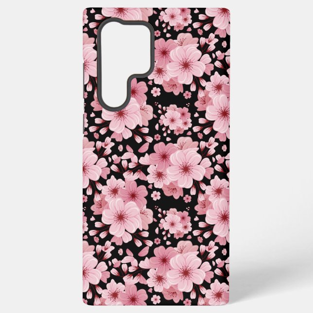 Cherry Blossom Blumenmuster-Design Samsung Galaxy Hülle (Rückseite)