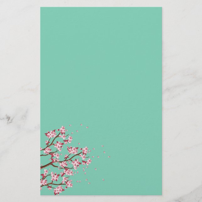 Cherry Blossom Branches Briefpapier (Vorderseite)