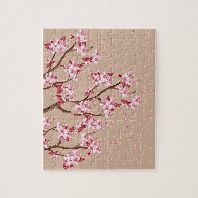 Cherry Blossom Branches Puzzle (Vertikal)