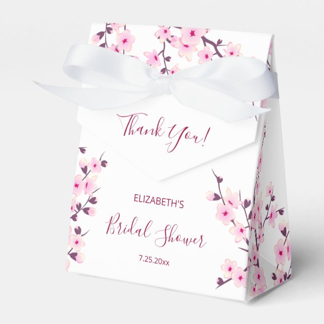 Cherry Blossom Brautparty Geschenkschachtel (Vorderseite)