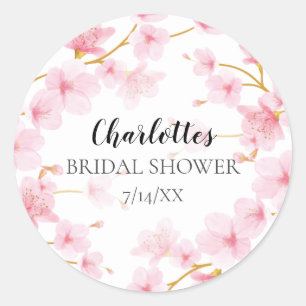 Cherry Blossom Brautparty Umschlag Aufkleber