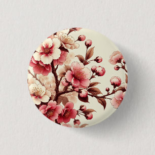 Cherry Blossom Button