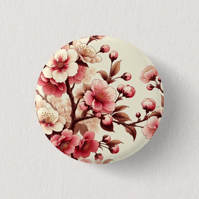 Cherry Blossom Button (Vorderseite)