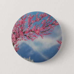 Cherry Blossom Button