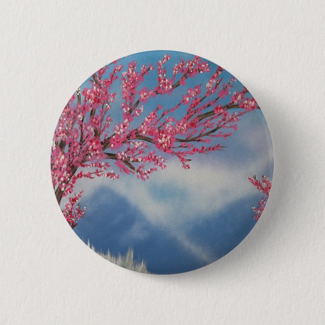 Cherry Blossom Button (Vorderseite)