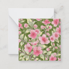 Cherry Blossom Card Mitteilungskarte
