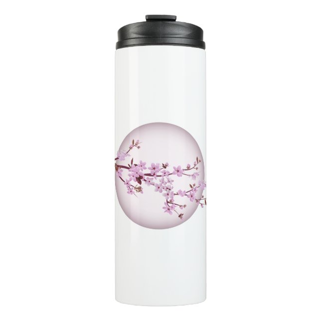 Cherry Blossom Cherry Tree Japanese Japan Sakura Thermosbecher (Vorderseite)