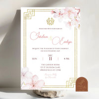 Cherry Blossom Chinoiserie Chinese Wedding