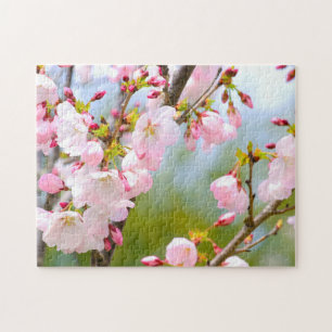 Cherry Blossom Close Up Puzzle