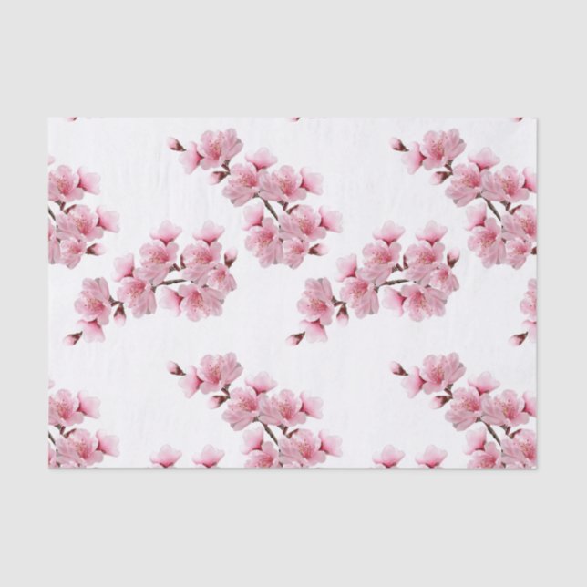 Cherry Blossom Decoupage Seidenpapier (Vorderseite)