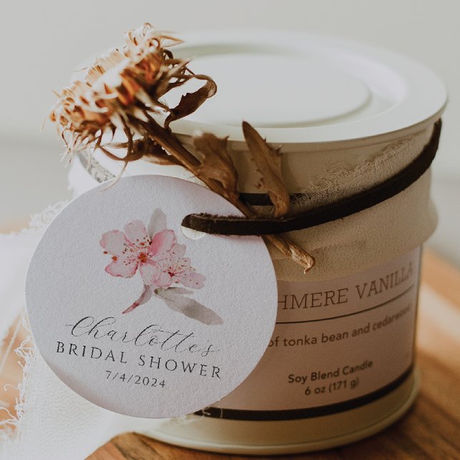 Cherry Blossom Delight Brautparty Geschenkanhänger (Von Creator hochgeladen)