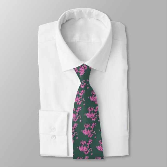 Cherry Blossom Design - Krawatte (Gebunden)