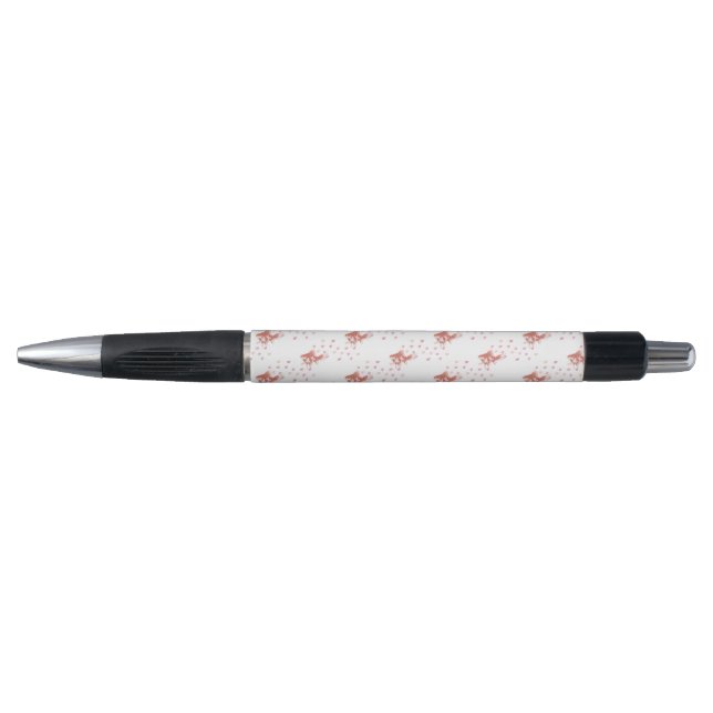 Cherry Blossom Dream: Koi Fish Art Print  Kugelschreiber (Vorderseite)