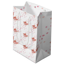 Cherry Blossom Dream: Koi Fish Art Print Mittlere Geschenktüte