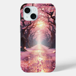 Cherry Blossom Dreams: The Path of Pink Light Case-Mate iPhone Hülle