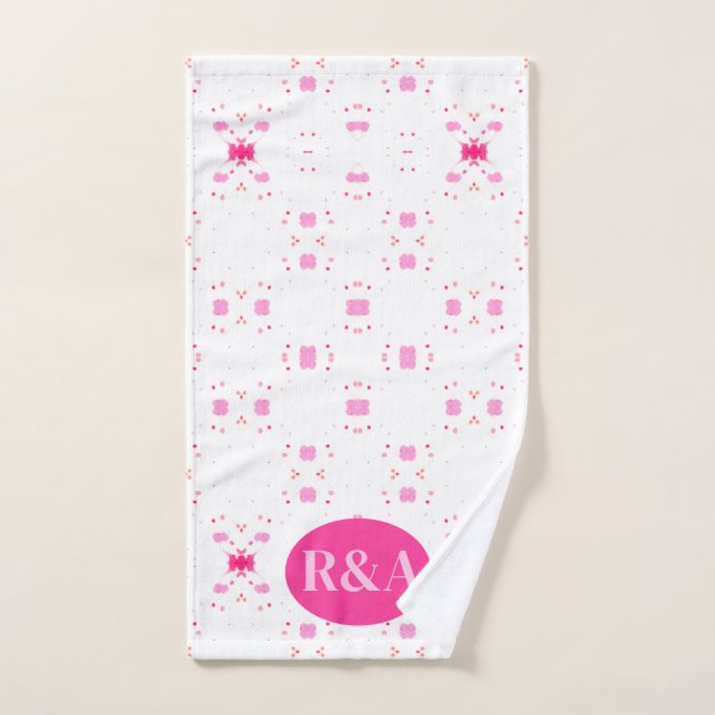 Cherry Blossom Embrace Personalisiert Handtuch (Handtuch)