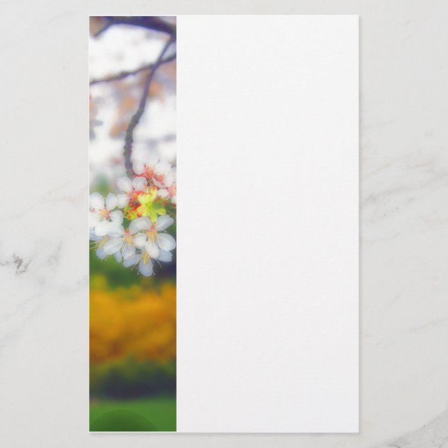 Cherry Blossom Fantasy Briefpapier (Vorderseite)