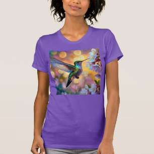 Cherry Blossom Fantasy Hummingbird T-Shirt