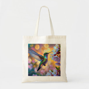 Cherry Blossom Fantasy Hummingbird Tragetasche