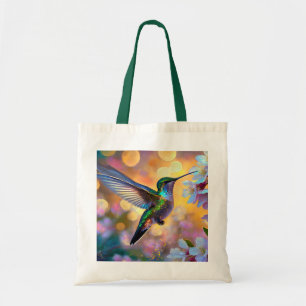 Cherry Blossom Fantasy Sunrise Hummingbird Tragetasche