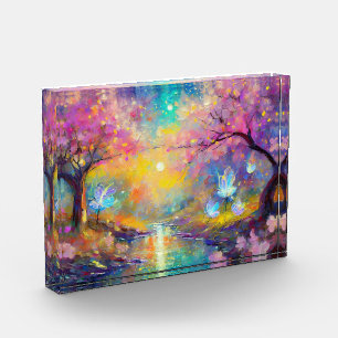 Cherry Blossom Fantasy Sunrise Stream Fotoblock