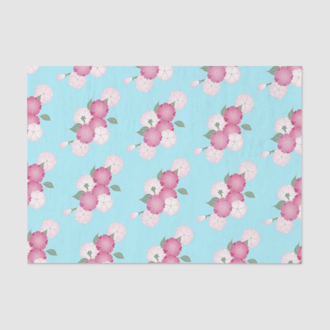 Cherry Blossom (Farbwechsel im Hintergrund möglich Seidenpapier (Vorderseite)