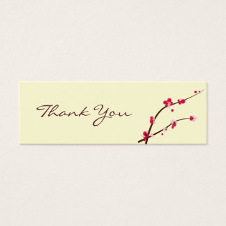 Cherry Blossom Favor Tag
