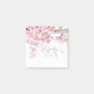 CHERRY BLOSSOM FLORAL POST, DEN ES NOTIERT POST-IT KLEBEZETTEL