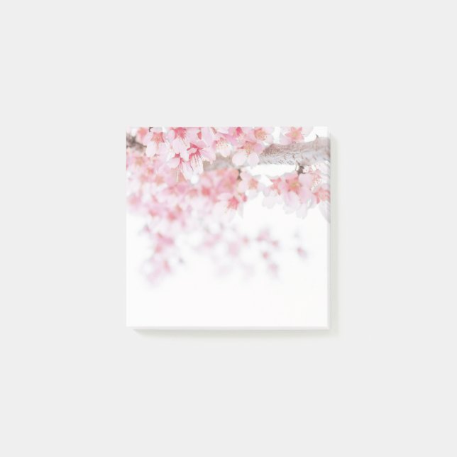 CHERRY BLOSSOM FLORAL POST, DEN ES NOTIERT POST-IT KLEBEZETTEL (Vorderseite)