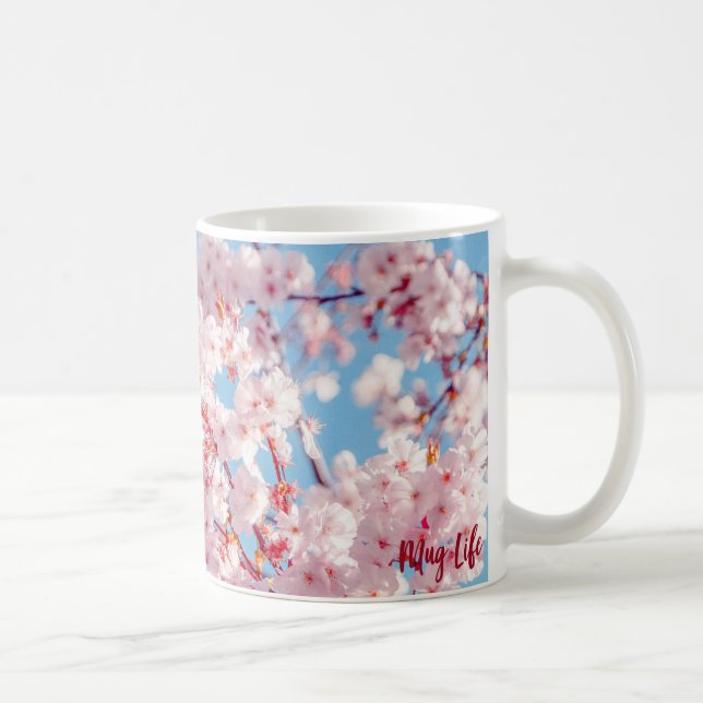 Cherry Blossom Foto Tasse (Rechts)