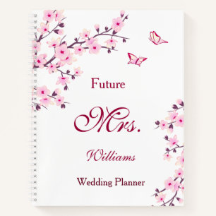 Cherry Blossom   Frau Future   Hochzeitsplaner Notizbuch
