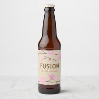 Cherry Blossom - FUSION Bierflaschenetikett
