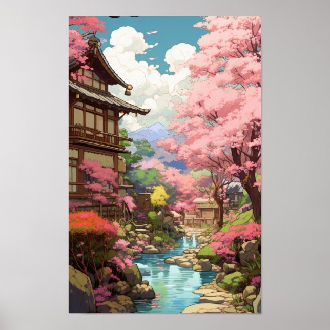 Cherry Blossom Garden - Studio Ghibli S Poster (Vorne)