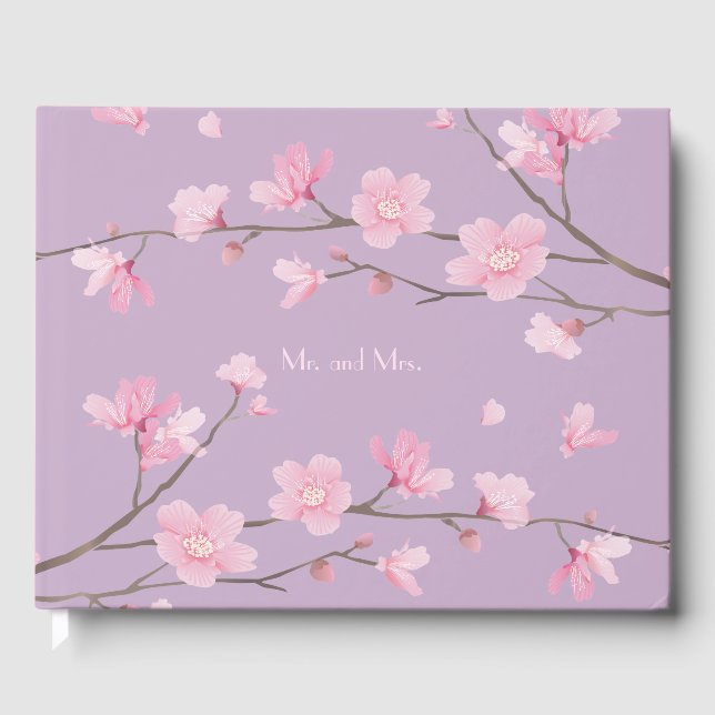 Cherry Blossom Gästebuch (Vorderseite)