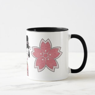 Cherry Blossom Geisha Tasse