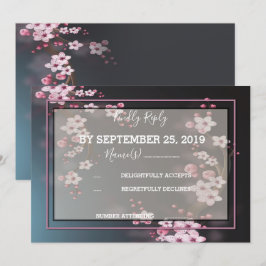 Cherry Blossom Geometric Floral UAWG Einladung