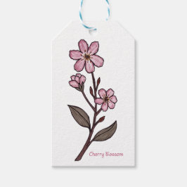 Cherry Blossom-Geschenk-Tag Geschenkanhänger