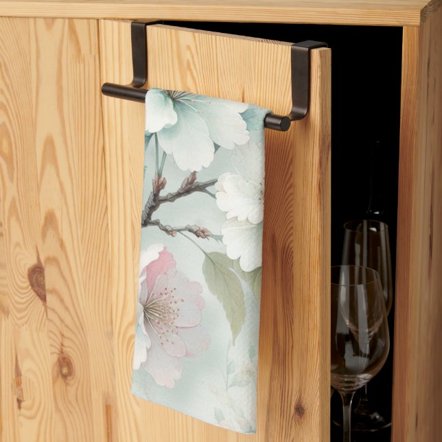 Cherry Blossom Geschirrtuch (Drittel gefaltet)