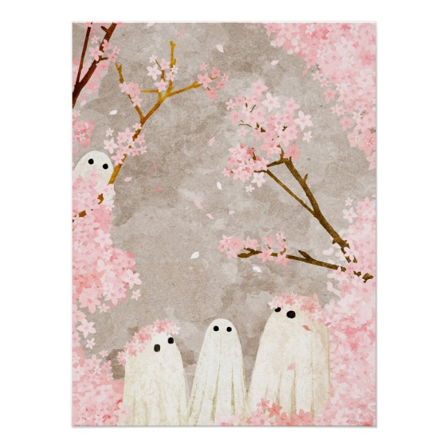 Cherry Blossom Ghosts Poster (Vorderseite)