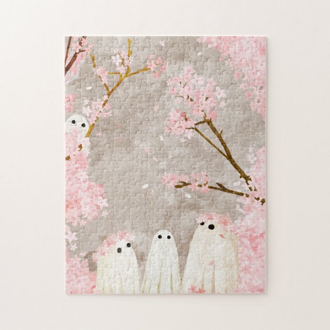 Cherry Blossom Ghosts Puzzle (Vertikal)