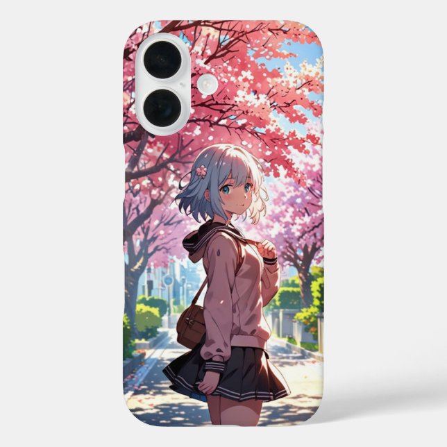 Cherry Blossom Girl Case-Mate iPhone Hülle (Rückseite)