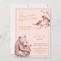 Cherry Blossom Girl Woodland Babydusche
