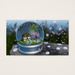 Cherry Blossom Globe Lesezeichen