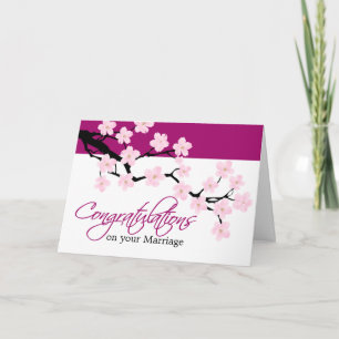 Cherry Blossom   Gratulationskarte Karte
