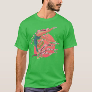 Cherry Blossom Gymnastik Sport Sakura Acrobat Gym T-Shirt