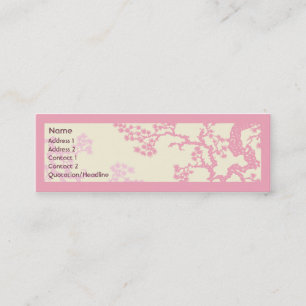 Cherry Blossom - Haut Mini Visitenkarte